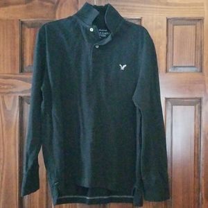 American Eagle XL long sleeve polo